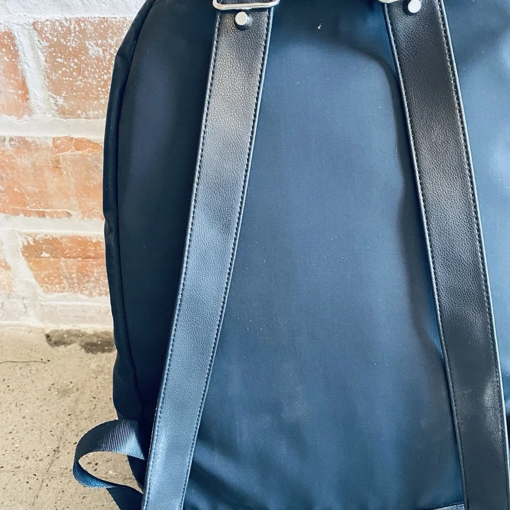 Haerfest x Mercedes Benz Limited Edition Black Nylon Leather Travel Backpack